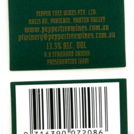 Pepper Tree Wines Mulberry Row Label (2001)