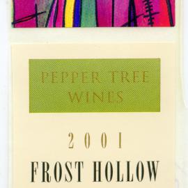 Pepper Tree Wines Frost Hollow Label (2001)