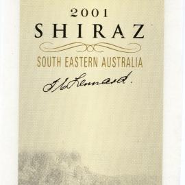 Lennard's Crossing Shiraz Label (2001)