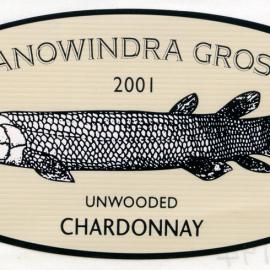 Canowindra Grossi Chardonnay Label (2001)
