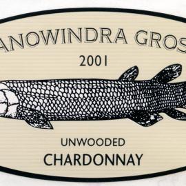 Canowindra Grossi Chardonnay Label (2001)
