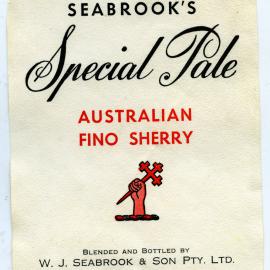Seabrook's Fino Sherry Label [n.d.]