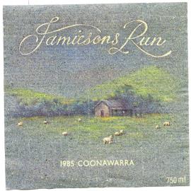 Jamiesons Run Label (1985)