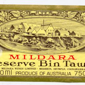 Mildara Tawny Label [n.d.]