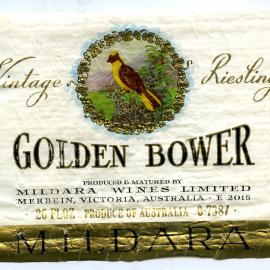 Mildara Riesling Label [n.d.]