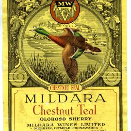 Mildara Oloroso Sherry Label [n.d.]