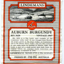 Lindeman's Auburn Burgundy Label (1967)