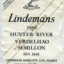 Lindemans Verdelhao Semillon Label (1969)