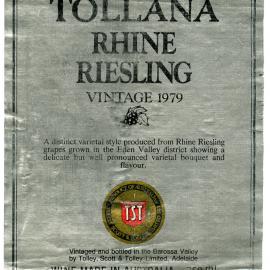 Barossa Valley Rhine Riesling (1979)