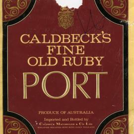 Caldbeck's Port Label [n.d.]