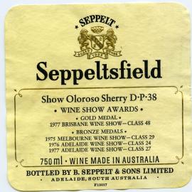 Seppelt Vineyards Label [n.d.]