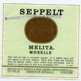 Seppelt Vineyards Label [n.d.]