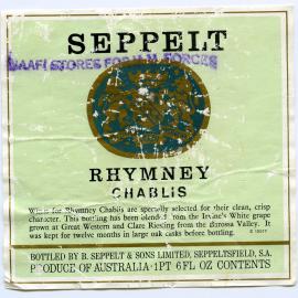 Seppelt Vineyards Label [n.d.]