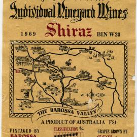 Kaiser Stuhl Wines Label (1969)