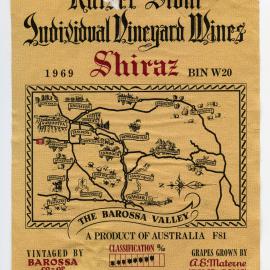 Kaiser Stuhl Wines Label (1969)