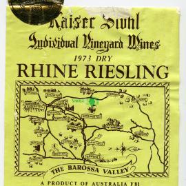 Kaiser Stuhl Wines Label (1973)