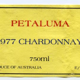 Petaluma Piccadilly S.A. Label (1977)