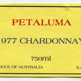 Petaluma Piccadilly S.A. Label (1977)