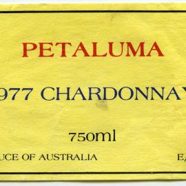 Petaluma Piccadilly S.A. Label (1977)