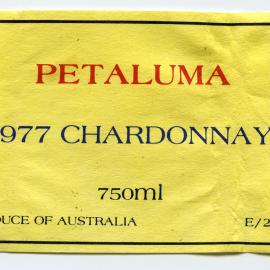 Petaluma Piccadilly S.A. Label (1977)