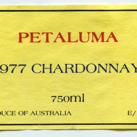 Petaluma Piccadilly S.A. Label (1977)