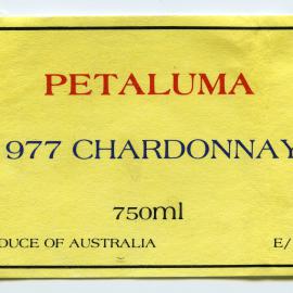 Petaluma Piccadilly S.A. Label (1977)