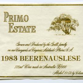 Primo Estate  Label (1983)