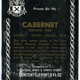 In Vite Vita W.A. Label (1966)