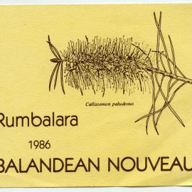 Rumbalara Balandean Nouveau Label (1986)