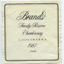 Brands Coonawarra Label (1987)