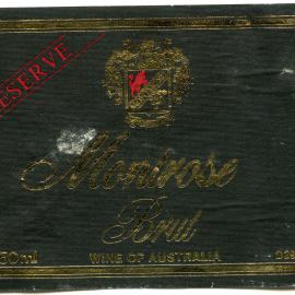 Montrose Brut Label [n.d.]