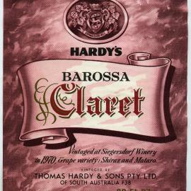 Thomas Hardy and Sons Pty. Ltd. Label [n.d.]
