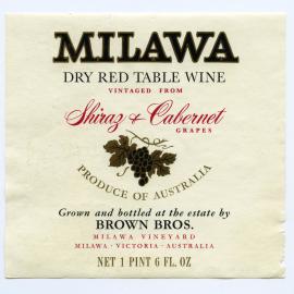 Milawa Vineyard Label [n.d.]