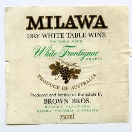 Milawa Vineyard Label [n.d.]