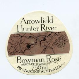 The Arrowfield Vineyards Label [n.d.]