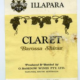 O. Basedow Wines Tanunda Label [n.d.]