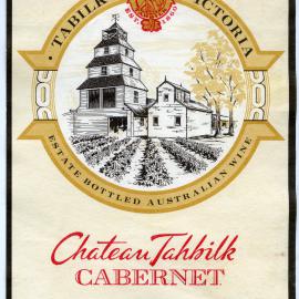 Chateau Tahbilk Label (1967)