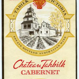 Chateau Tahbilk Label (1970)