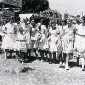Group of women and girls, Newcastle Show