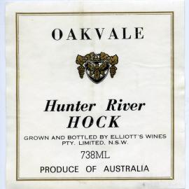 Elliott's Wines Label [n.d.]