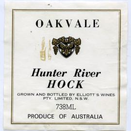 Elliott's Wines Label [n.d.]