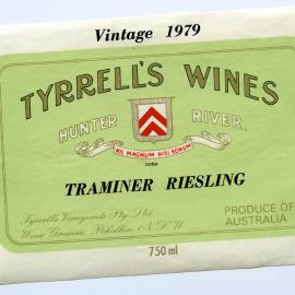 Tyrrell's Vineyards Label (1979)