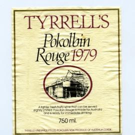 Tyrrell's Vineyards Label (1979)