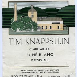 Tim Knappsteins Enterprise Wines Label (1987)