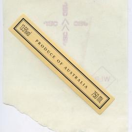 Millfield Wines Millfield Label [n.d.]