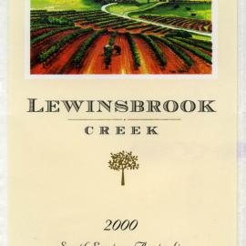 Lewinsbrook Creek Winery Label (2000)