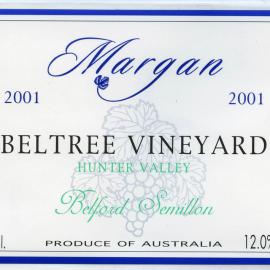 Margan Family Winegrowers Label (2001)