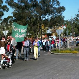 Save Kurri Hospital - March, Lang Street,  Kurri Kurri, NSW, September 1989