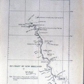 Bligh's chart of the north-east coast of New Holland