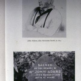 John Adams, alias Alexander Smith, in 1825, and the grave of John Adams